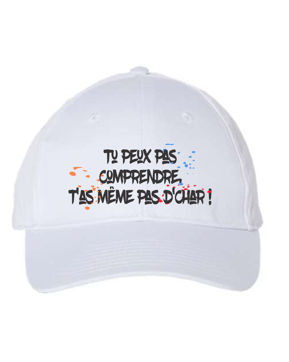 Casquette réglable sur mesure