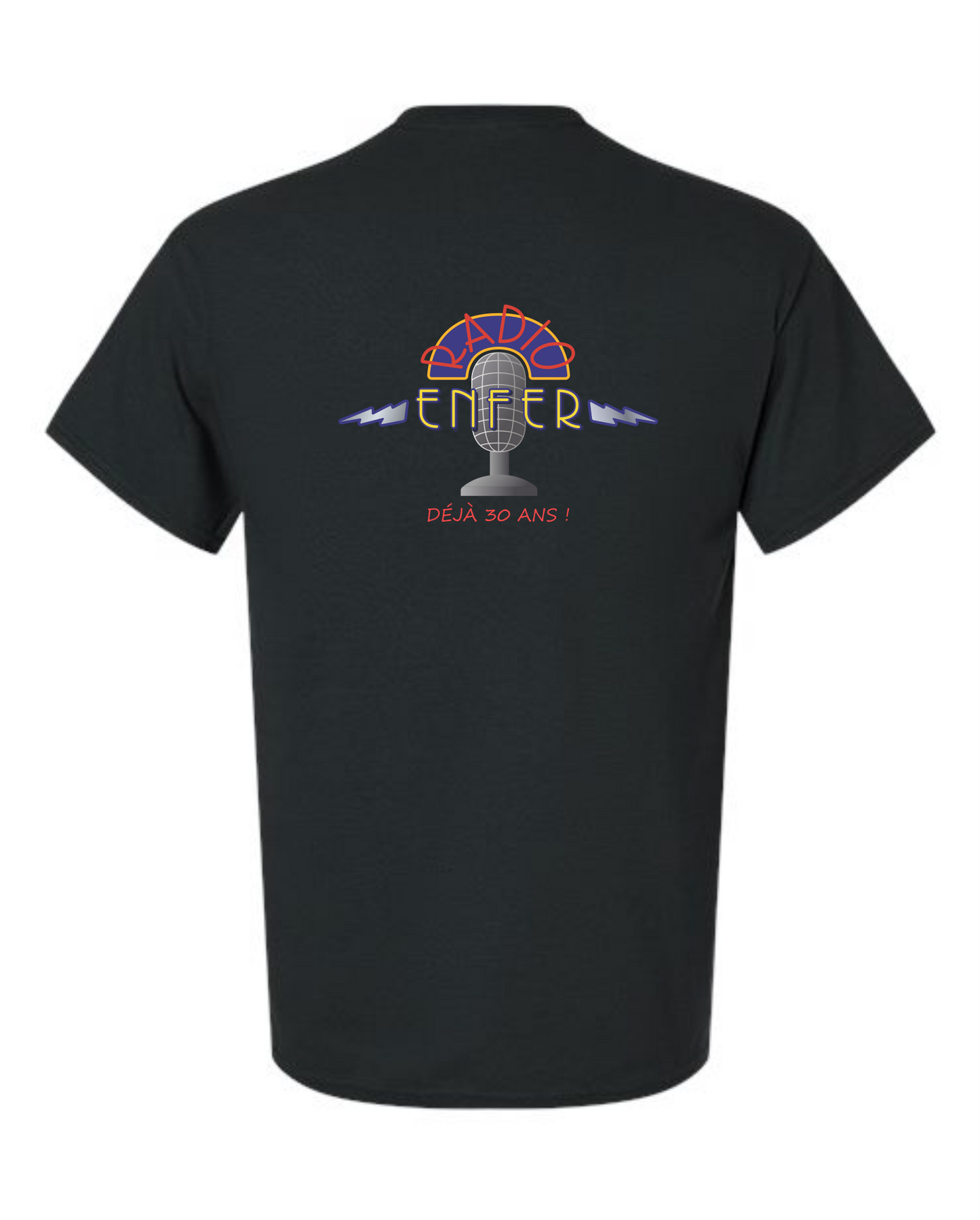 T-shirt à col rond – Radio Enfer, Déjà 30 Ans